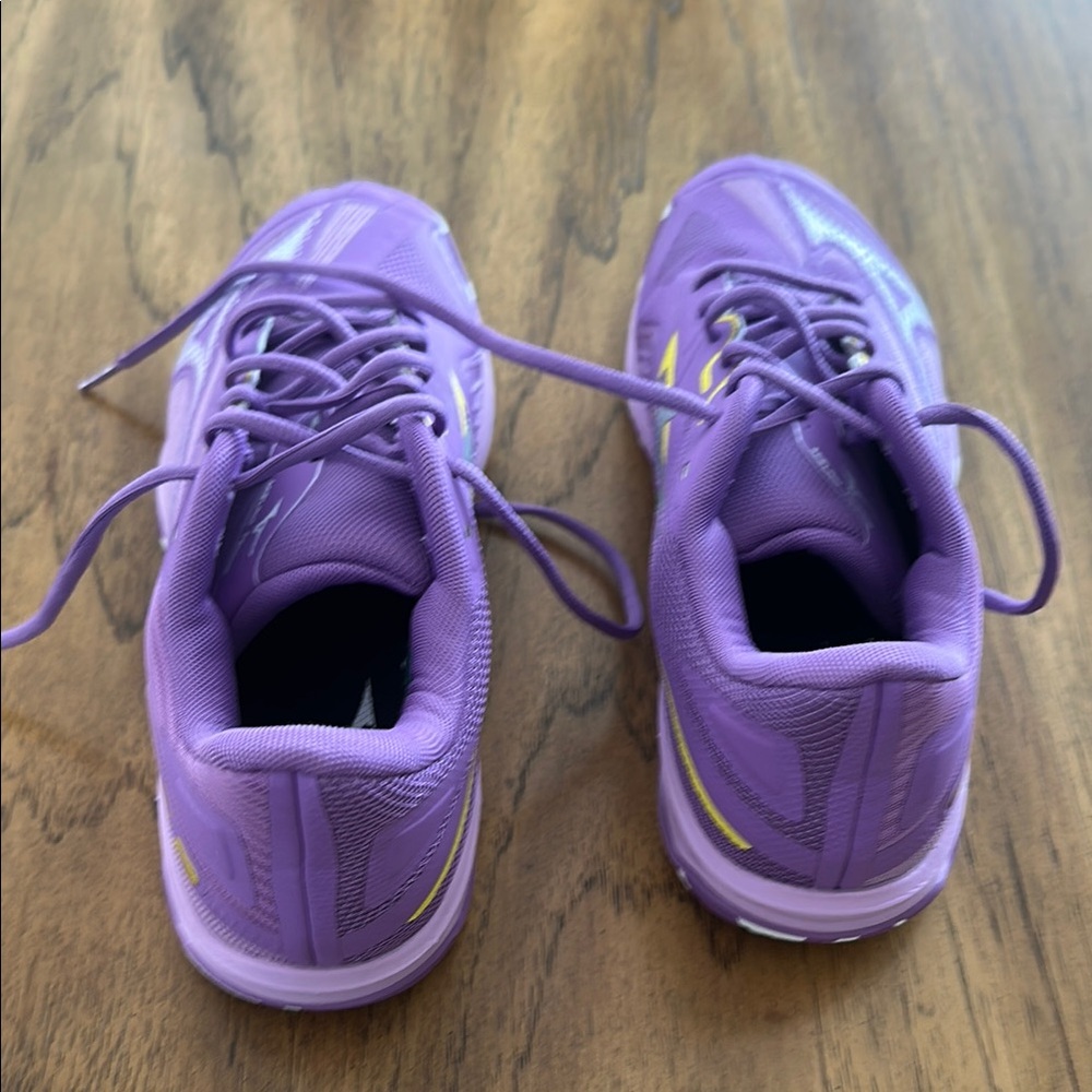 Mizuno Purple and Yellow Athletic Shoes - Picture 3 of 6